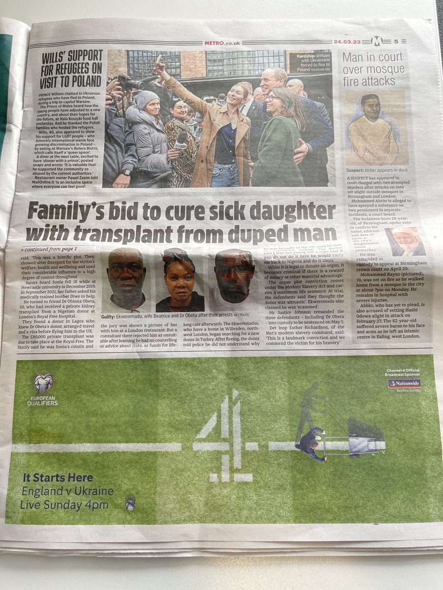 DionneBrooks3's tweet image. #MetroNewsPaper #free in the #uk The world is not a normal place.The news is crazy and sad 🤷🏽‍♀️🇬🇧🌎😢