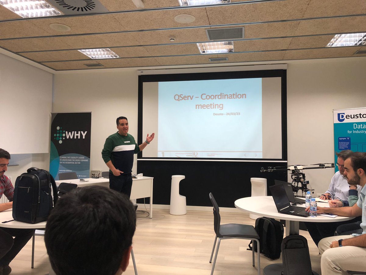 jmgaralo's tweet photo. Reunión de coordinación del proyecto #QServ en @deusto. Un placer compartir los avances con nuestros compañeros de @deusto @uclm_es @infouex https://t.co/nYWyBqMJsT