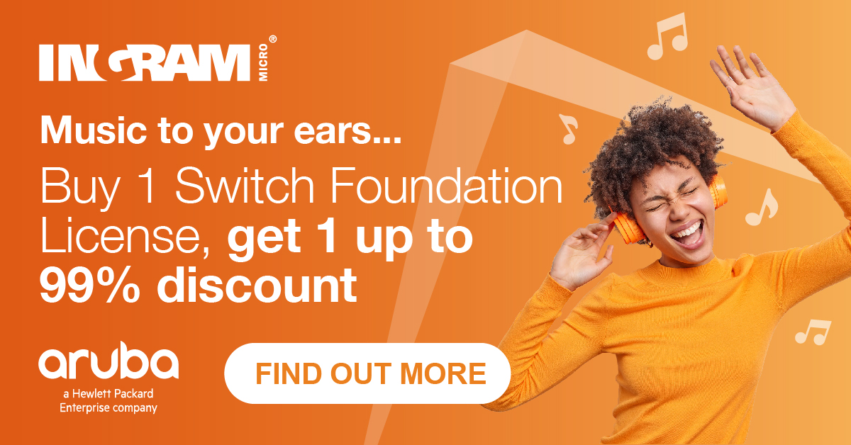 IngramHorizon's tweet image. Make the most out of each sale with Aruba #SmartBook #SMB #networking offers and discounts with Ingram Micro

loom.ly/caVd38I

#IngramMicro #IMHorizon  #SMB #WiFi #ArubaInstantOn #ArubaNetworks