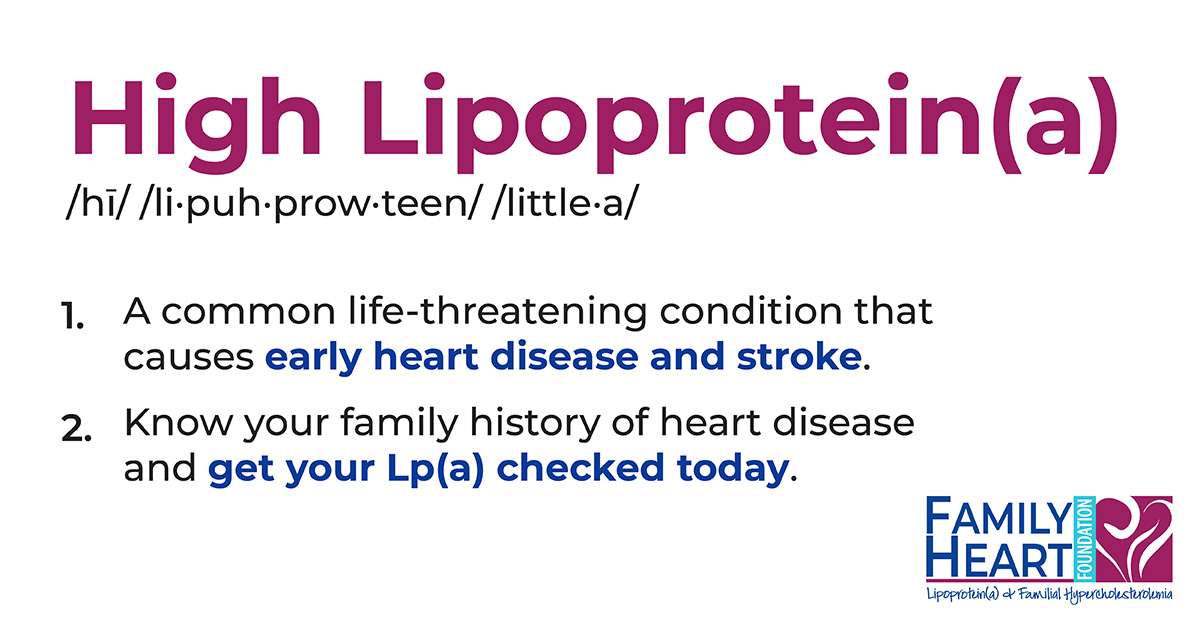 National Lipid Association (@nationallipid) on Twitter photo Today is Lipoprotein(a) Awareness Day! Raise awareness about this inherited disorder & make a difference for those who might not know about this common genetic condition #KnowLpa @TheFHFoundation <a href="/foundationofnla/">Foundation of the NLA</a>
Get more info at learnyourlipids.com & familyheart.org Today is Lipoprotein(a) Awareness Day! Raise awareness about this inherited disorder & make a difference for those who might not know about this common genetic condition #KnowLpa @TheFHFoundation <a href="/foundationofnla/">Foundation of the NLA</a>
Get more info at learnyourlipids.com & familyheart.org