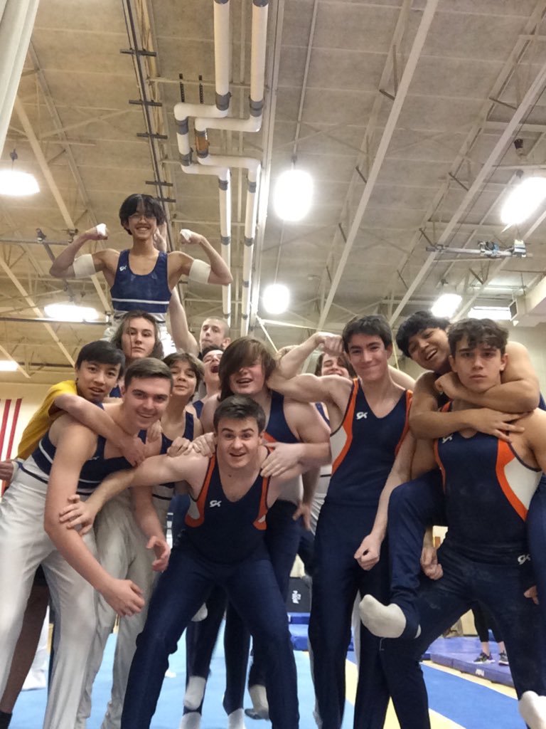 The Huskies defeat Andrew last night scoring. 139.00 to Andrew’s 124.4. Awesome victory to head into Spring Break.