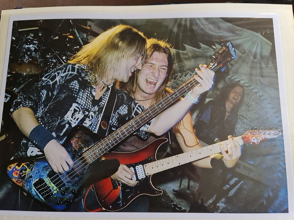 SteveSongwriter's tweet photo. Some smiling faces! On stage in 2004 at @TheUnderworld with @dreamevilmetal and @LabyrinthItaly @andymartongelli @powerquestband #looseunit #stevescott https://t.co/oETnJ9kXQH