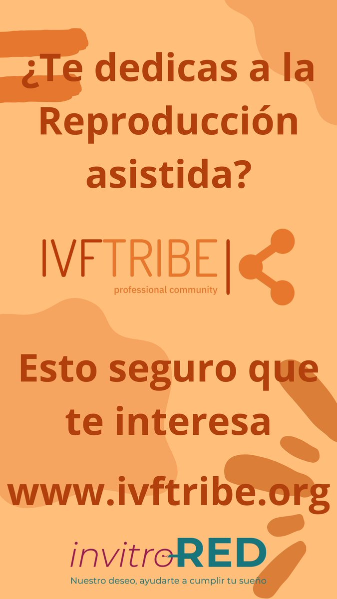 InvitroREDes's tweet image. Conoces IVF-Tribe??

#invitroRED #infertilpandy #invitro #fiv #ivf #icsi #fertilidad #RAsistida #comunidadRA #embriologo #embriologia #profesionalesfiv #cienciayreproduccion #medicinareproductiva #avance #avancecientifico