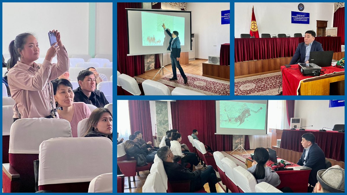 gslep_program's tweet photo. Future ecologists visit the #GSLEP office 👨🎓👩🎓🐆🐆📚📚
#KyrgyzNationalAgrarianUniversity #GlobalSnowLeopard #GSLEP #ConservingSnowLeopards #ecologie https://t.co/C4FsqcOous