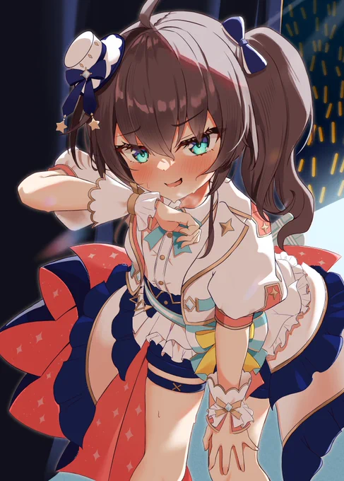 「ちゃんと見ててくれた…?」 #祭絵 