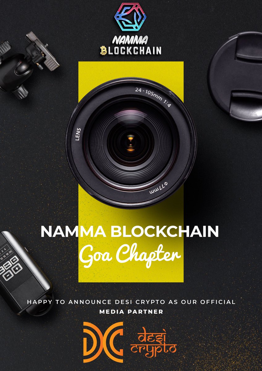 🤝Happy to announce <a href="/MyDesiCrypto/">Desi Crypto</a> as the Media partner for the "Namma Blockchain Goa Chapter" 

#web3community #Blockchain #crypto