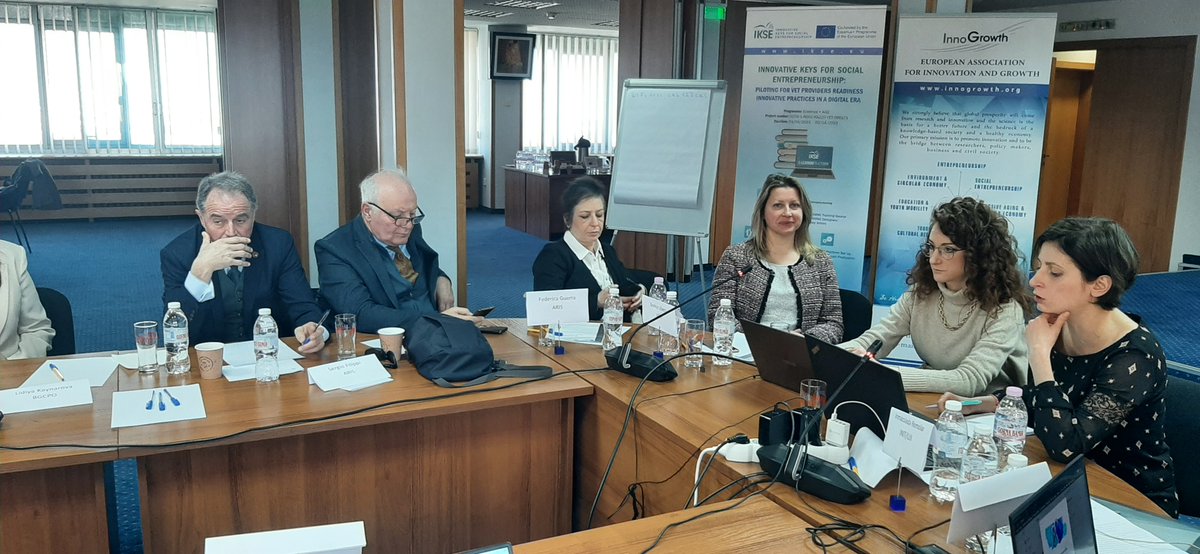 KeysIkse's tweet photo. Final conference in Sofia held in the building of the Cooperative and Cooperative Union (https://t.co/fYgmSbYmLy). The four intellectual products are presented to the audience to spread the importance of social entrepreneurship. https://t.co/NXgWL3LTHR