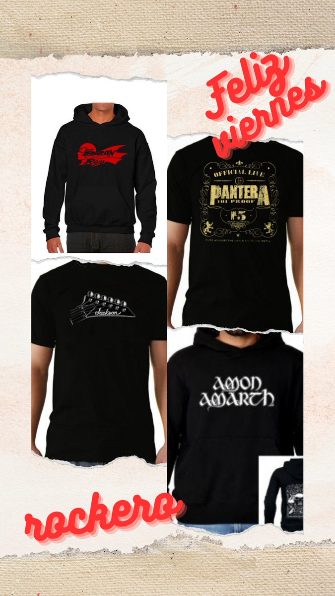 ¿Sabes que con tu primer pedido tienes un descuento adicional? Aprovecha las mejores ofertas y consigue tus #camisetasrockeras de tus #bandasderock favoritas

#felizviernes #FelizSemana