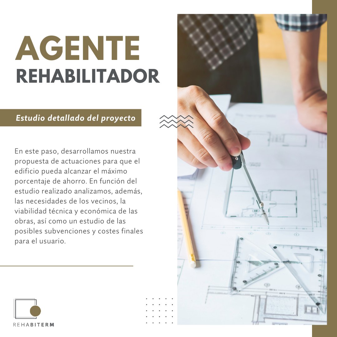 Entre las fases que desarrollamos como #AgenteRehabilitador se encuentra el estudio detallado del proyecto.🏢

👉En #Rehabiterm buscamos la mejor opción para revalorizar tu hogar y conseguir un ahorro energético real.

#Rehabilitación