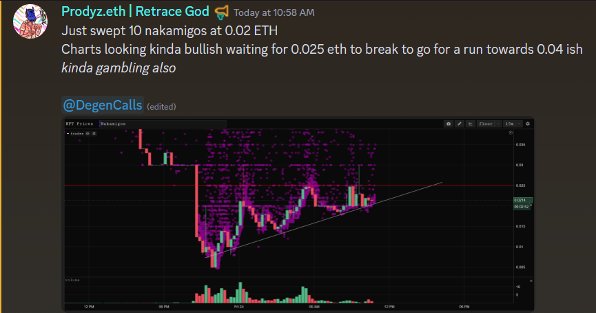 ProdYZOfficiel's tweet photo. Currently heading to 0.03 ETH
You can only find top notch analysis / calls in @FunkariNft https://t.co/8TQRXyP2Ws