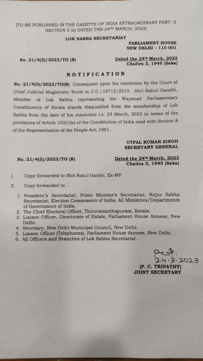 AKY_INCMP's tweet photo. Disqualification of @RahulGandhi ji as MP is Murdering Democracy in Broad Daylight.. it's total political vendetta by Modi and BJP
#RIPDemocracy https://t.co/L0mXKSrI74