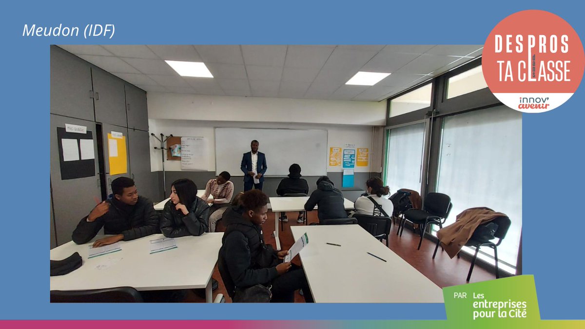 InnovAvenir (@innovavenir) on Twitter photo #DESPROSDANSTACLASSE Le 20.03, le binôme de pro Abali Mahamat & Alejandro Cataldi de <a href="/CiscoFrance/">Cisco France</a> a intervenu auprès de l'AFPA de Meudon autour des #codes de la communication😀
"Les jeunes étaient un peu hésitants au début mais ont bien participé aux jeux de rôle" #DESPROSDANSTACLASSE Le 20.03, le binôme de pro Abali Mahamat & Alejandro Cataldi de <a href="/CiscoFrance/">Cisco France</a> a intervenu auprès de l'AFPA de Meudon autour des #codes de la communication😀
"Les jeunes étaient un peu hésitants au début mais ont bien participé aux jeux de rôle"