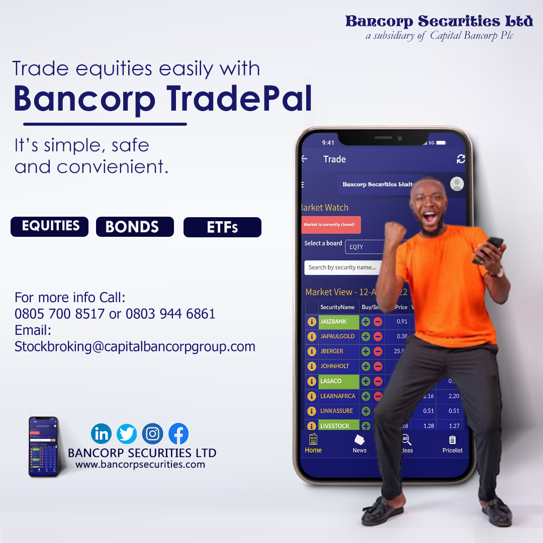 Bancorp_BSL's tweet photo. Trading equities on the Bancorp Trade Pal just got easier

For more information ,
kindly send a Dm or call our lines

#bancorpsecurities #equities #trading https://t.co/NYkGjzfNIJ