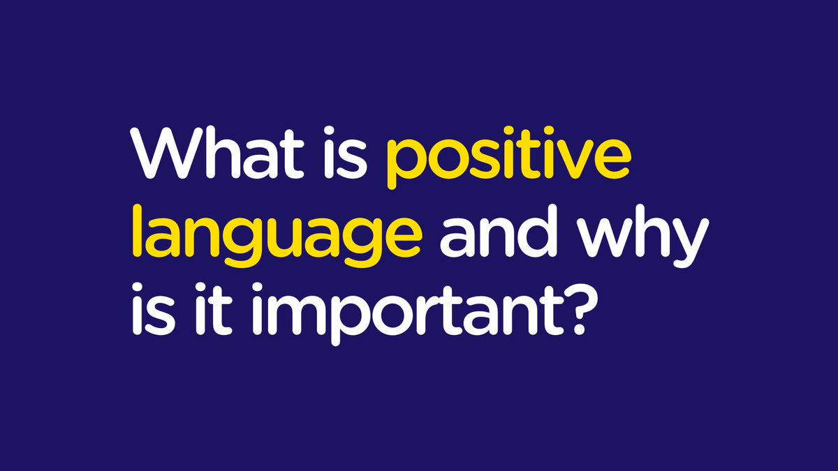 ❌ Words or phrases that belittle people can have a negative impact on confidence and self-esteem and contribute to the stigma associated with dementia.

✔️ Positive language - words and phrases that empower, can challenge stigma and help make people feel valued and included.