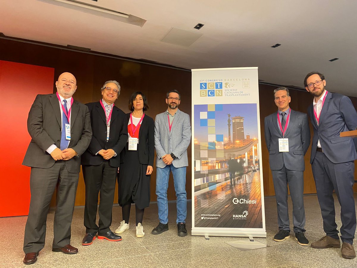 Participación de nuestro equipo de <a href="/ThoracicSurgHVH/">Cirugía Torácica. Hospital Vall d’Hebron</a> en el congreso de la <a href="/TransplantSCT/">SCT-Fundació Catalana de Trasplantament</a> Gran equipo ! 👇👇💪💪#trasplantepulmonar <a href="/vallhebron/">Vall d'Hebron</a>