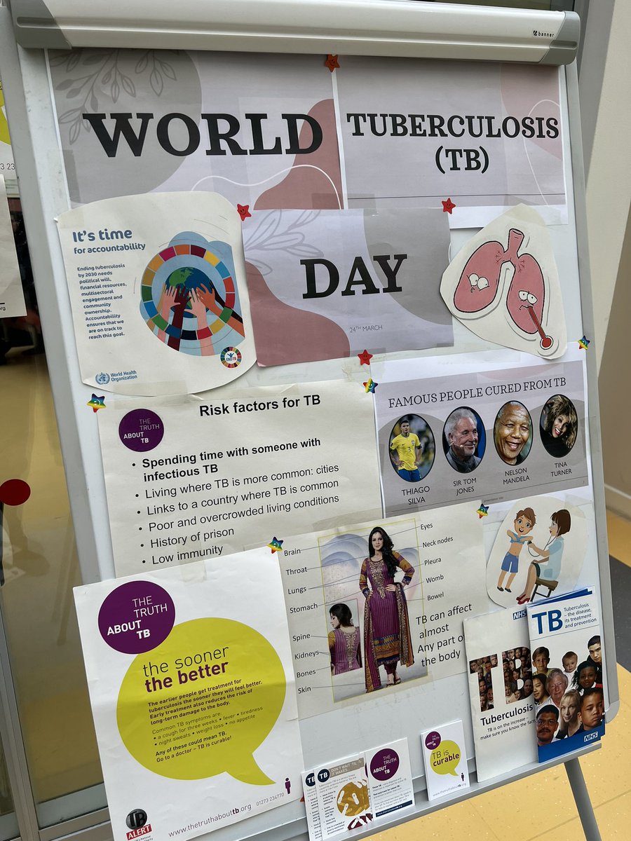 #WorldTBDay2023 at Royal Manchester Children’s Hospital! Spreading awareness of TB and the signs and symptoms to look out for! @RMCHcharity <a href="/MFT_Charity/">Manchester Foundation Trust Charity</a>