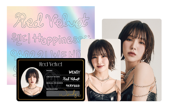 RedVelvet レドベルSMTOWN スロット ARトレカ ウェンディ Beyond LIVE - #RedVelvet4thConcert_RtoV 🔹SPECIAL AR TICKET SET
