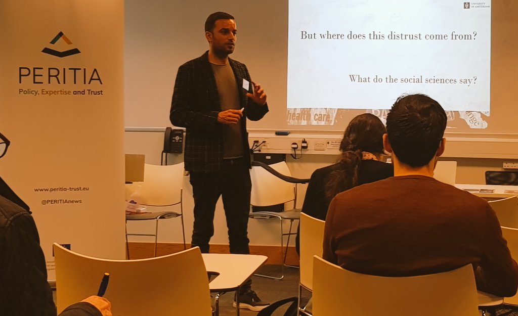 PERITIAnews's tweet photo. "We need to study people's motivations and contexts who are #distrusting scientific #consensus and we need to take their sense making serious." @HarambamJaron https://t.co/YzdA2p848e