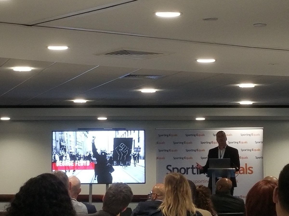 SarahSportPsy's tweet photo. Great event yesterday organised by @SportingEquals
Insightful strategies from @bballengland & great panel discussion.
#Sportingequals #raceequalityindex #FridayMotivation https://t.co/d4yVuNPFYF