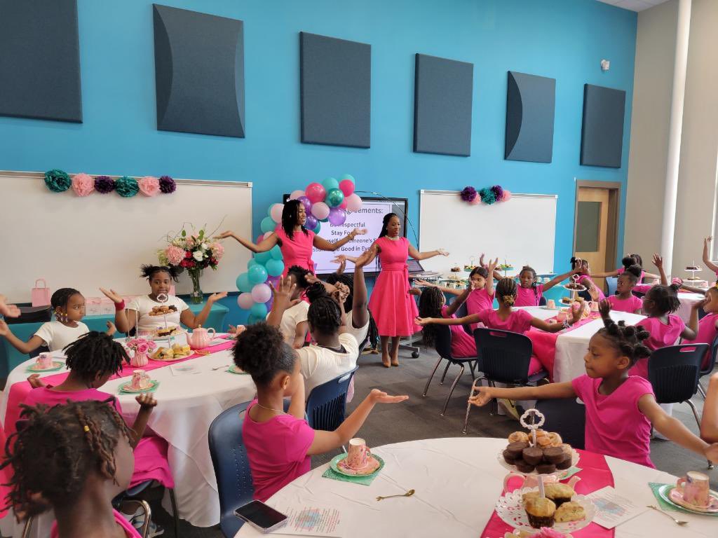 heyjubilant's tweet photo. We could not let Women's Month go by without honoring our @APSTAGAcademy LOTUS Ladies. Today we hosted a par"tea" to expose &amp; celebrate these current &amp; future "her-story" makers. Our girls were reminded that learning happens both in &amp; outside of the classroom. #exposureiskey https://t.co/3nGaZ7eYtM