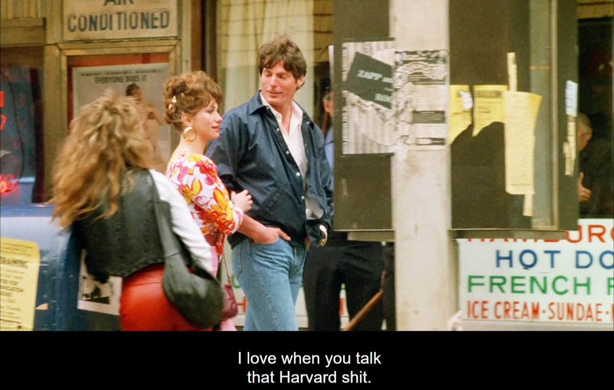 CONELRAD6401240's tweet photo. 1/2. @Harvard references in STREET SMART (1987). #ChristopherReeve #JayPatterson #KathyBaker cc: @CannonFilmGuide https://t.co/vQNfjGL2II