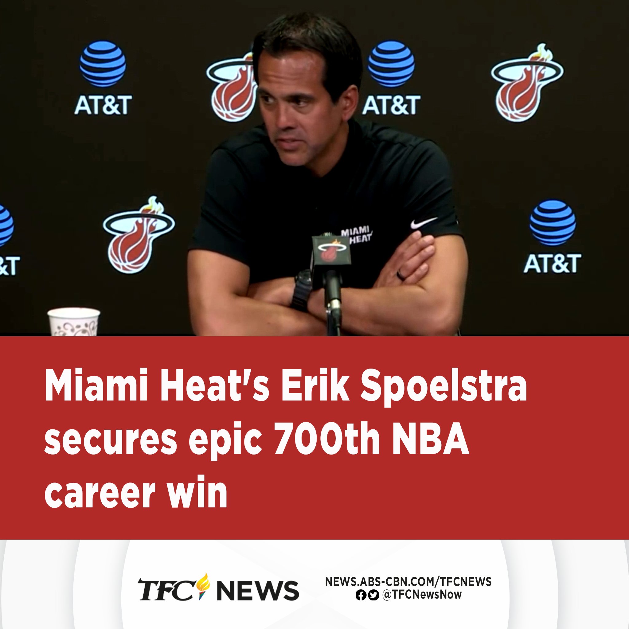 Erik Spoelstra got his 700th career win with the Miami Heat