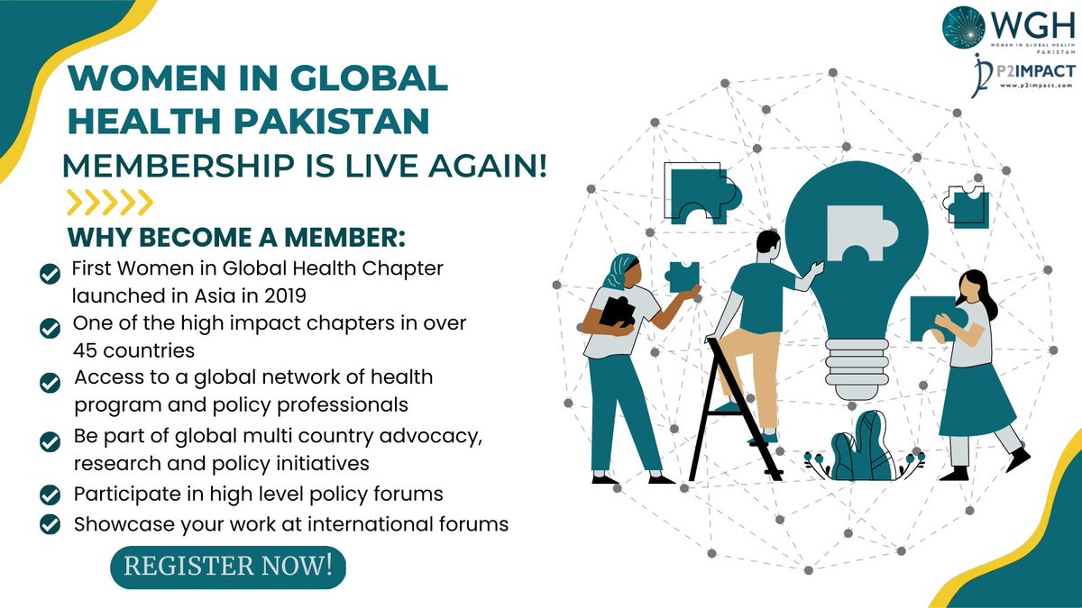 WGHPakistan's tweet photo. @WGHPakistan membership is live once again!➡️https://t.co/nUTw0FhNGl

In addition to the benefits below, as a member,  you can stay updated on the latest research, new career opportunities and access exclusive events. 

Register now! 

#genderequity #EmbraceEquity #globalhealth https://t.co/w2SaZ6usbv