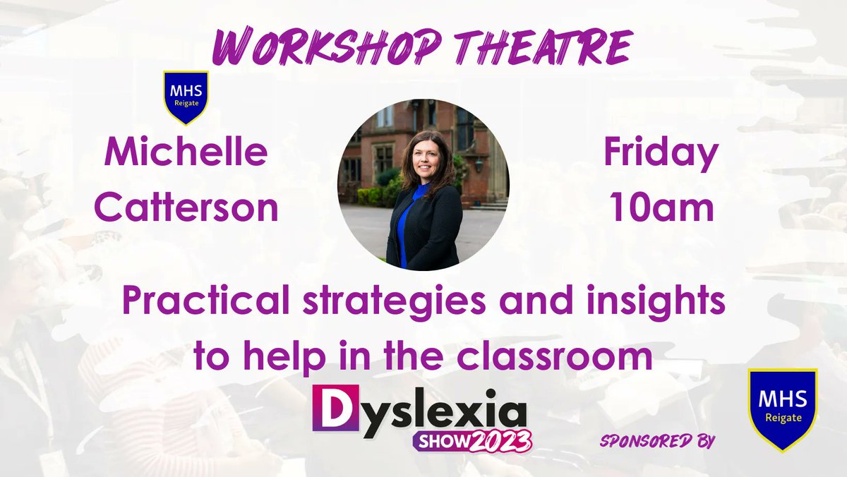 neurodshow's tweet photo. Seminars starting in 5 minutes!

#dyslexiashow23 https://t.co/UVHU32SSJJ