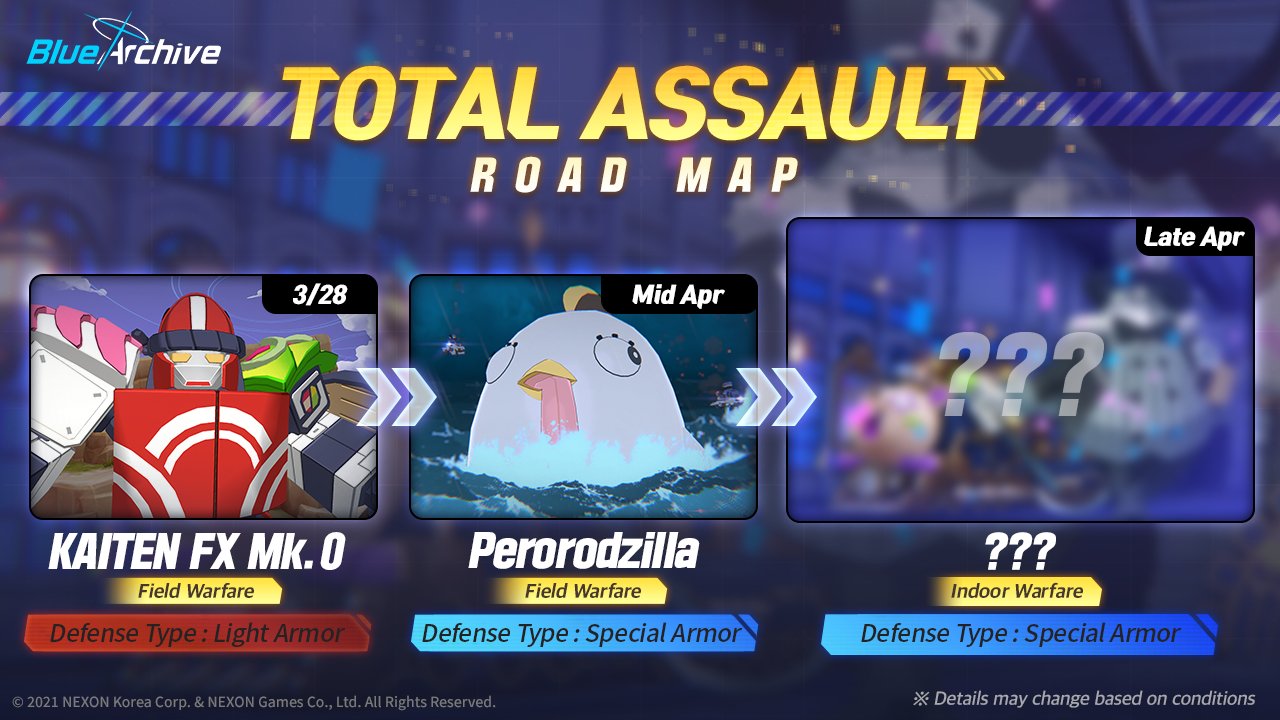 BlueArchive on Twitter "[Total Assault Road Map] Check out April's