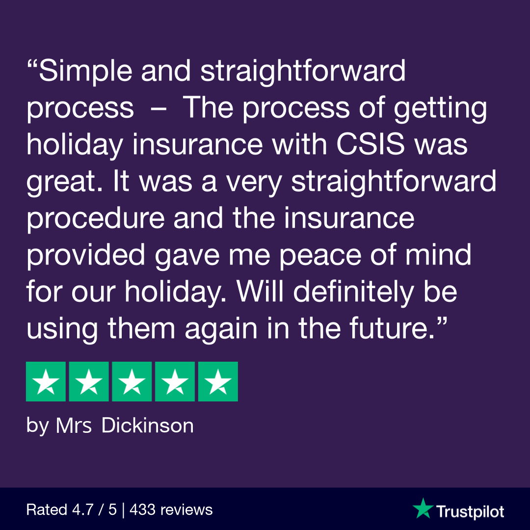 Our customer service, and treating customers fairly is at the heart of what we do. Giving our customers peace of mind for their holiday is just the kind of feedback we love to receive. Thank you.