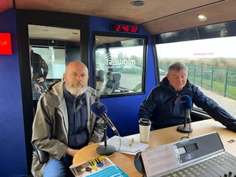 Great to be part of the #WorldWaterDay2023 event held by @nfgws at Lough Carra this week. An oppertunity for us to get some airtime with @radiomidwest .