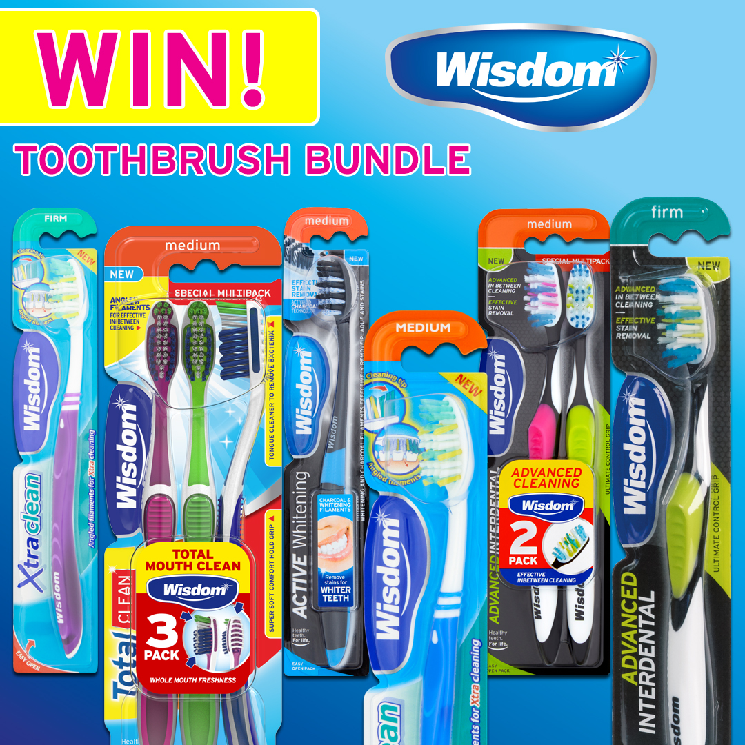 We've teamed up with <a href="/Wisdom_UK/">Wisdom Toothbrushes</a> to give you the chance to #WIN 1 of 5 toothbrush bundles!🦷
To enter simply RT and FOLLOW <a href="/SaversHB/">Savers</a> &amp; <a href="/Wisdom_UK/">Wisdom Toothbrushes</a>

UK only. Ends 28/03/2023. T&amp;C’s apply. bit.ly/3hic1ik