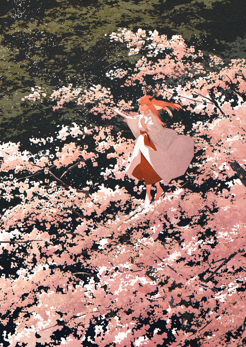 「桜の精霊 」|potg（ぴおてぐ）のイラスト