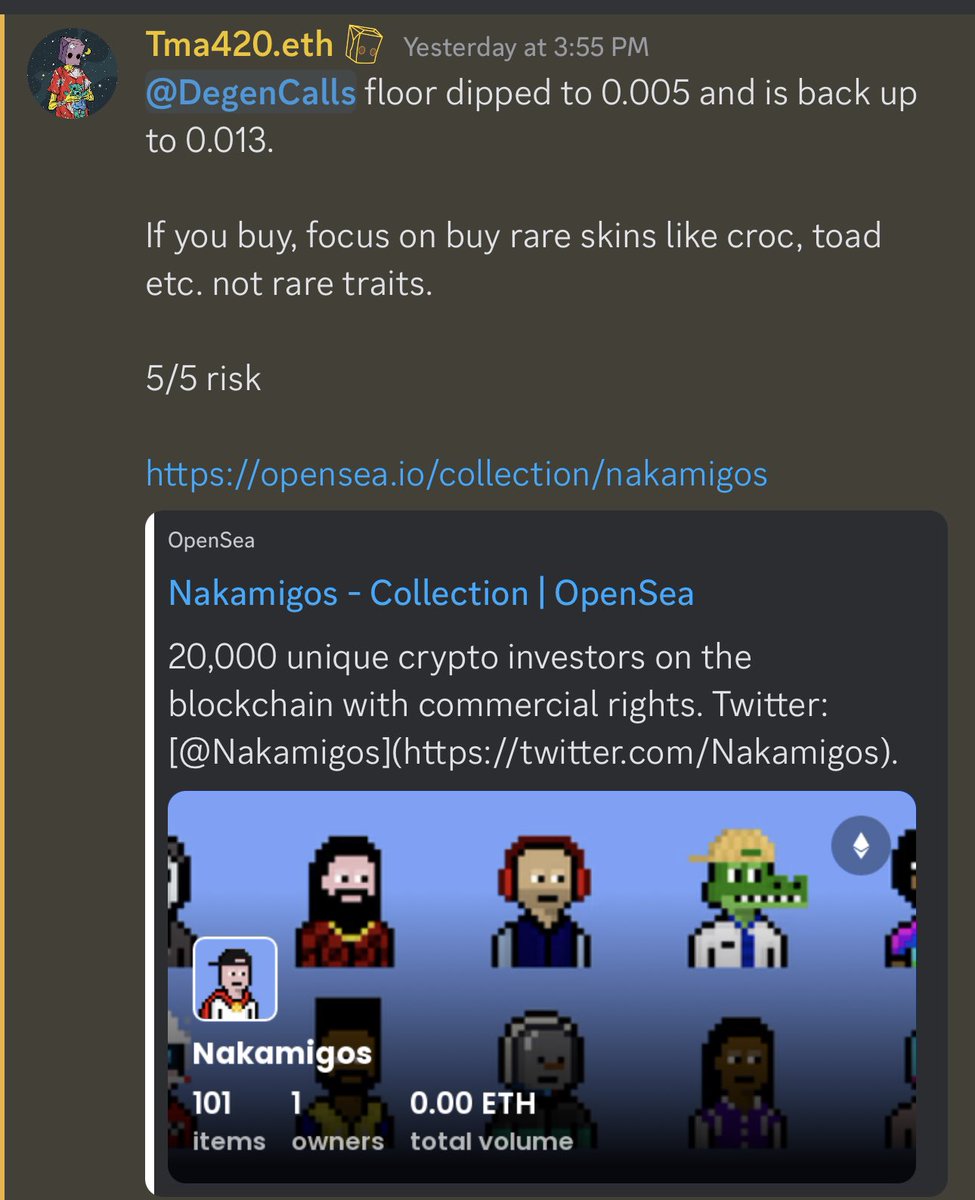 Tma_420's tweet photo. I guess this aged well @FunkariNft https://t.co/TwHORjS8Us