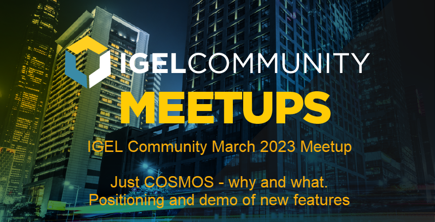 What an amazing session, I enjoyed it, I'm sure you as well!
Just COSMOS - why and what. Positioning and demo of new features plus Q+A

Recording: youtube.com/watch?v=-Set3k… bit.ly/3JL2LkC