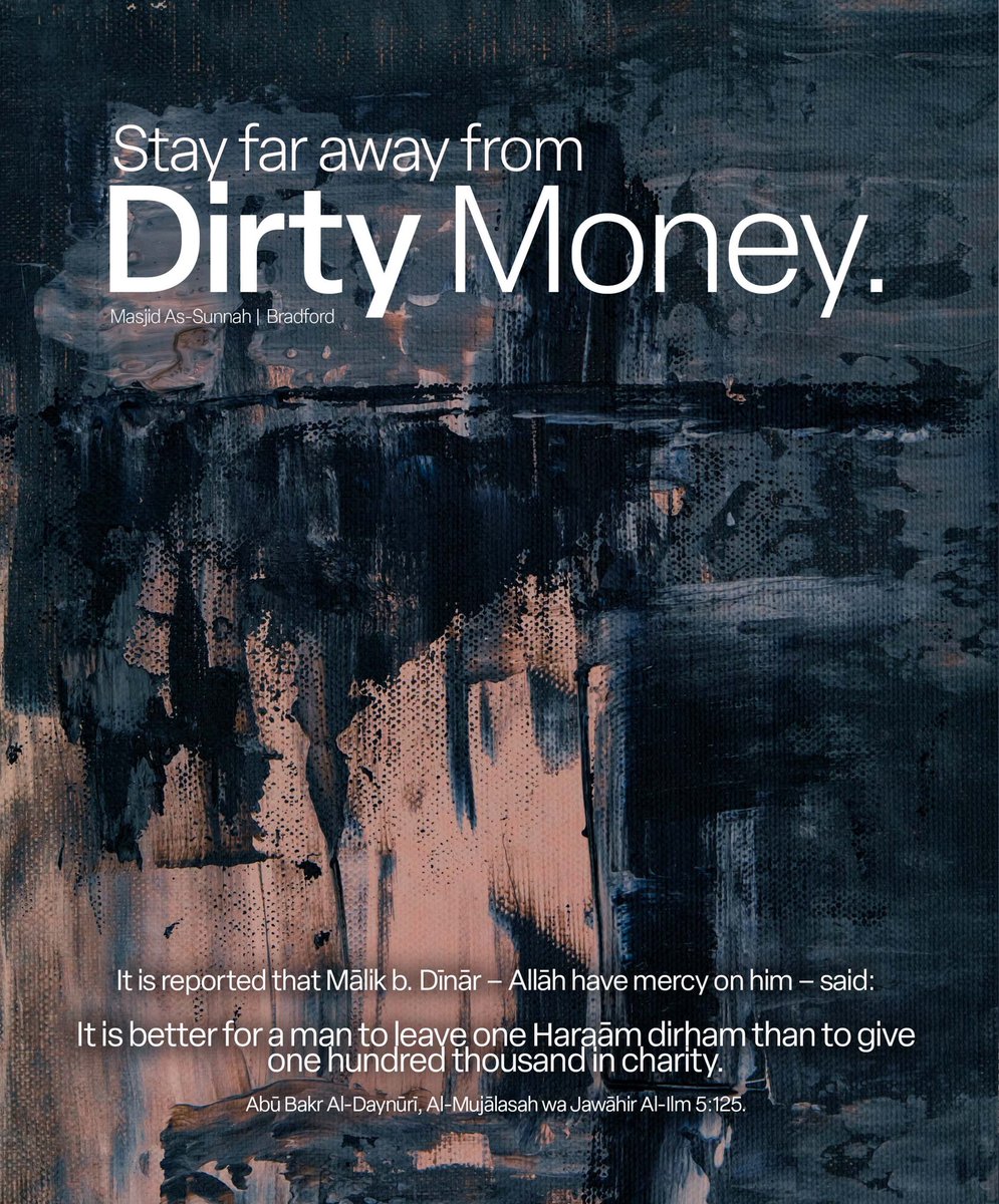 albaseerah's tweet photo. Stay away from dirty money… https://t.co/kFQ61Qz0NE
