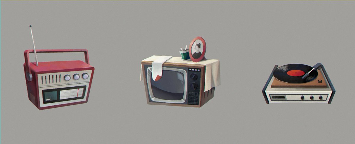 Old electronics prop design