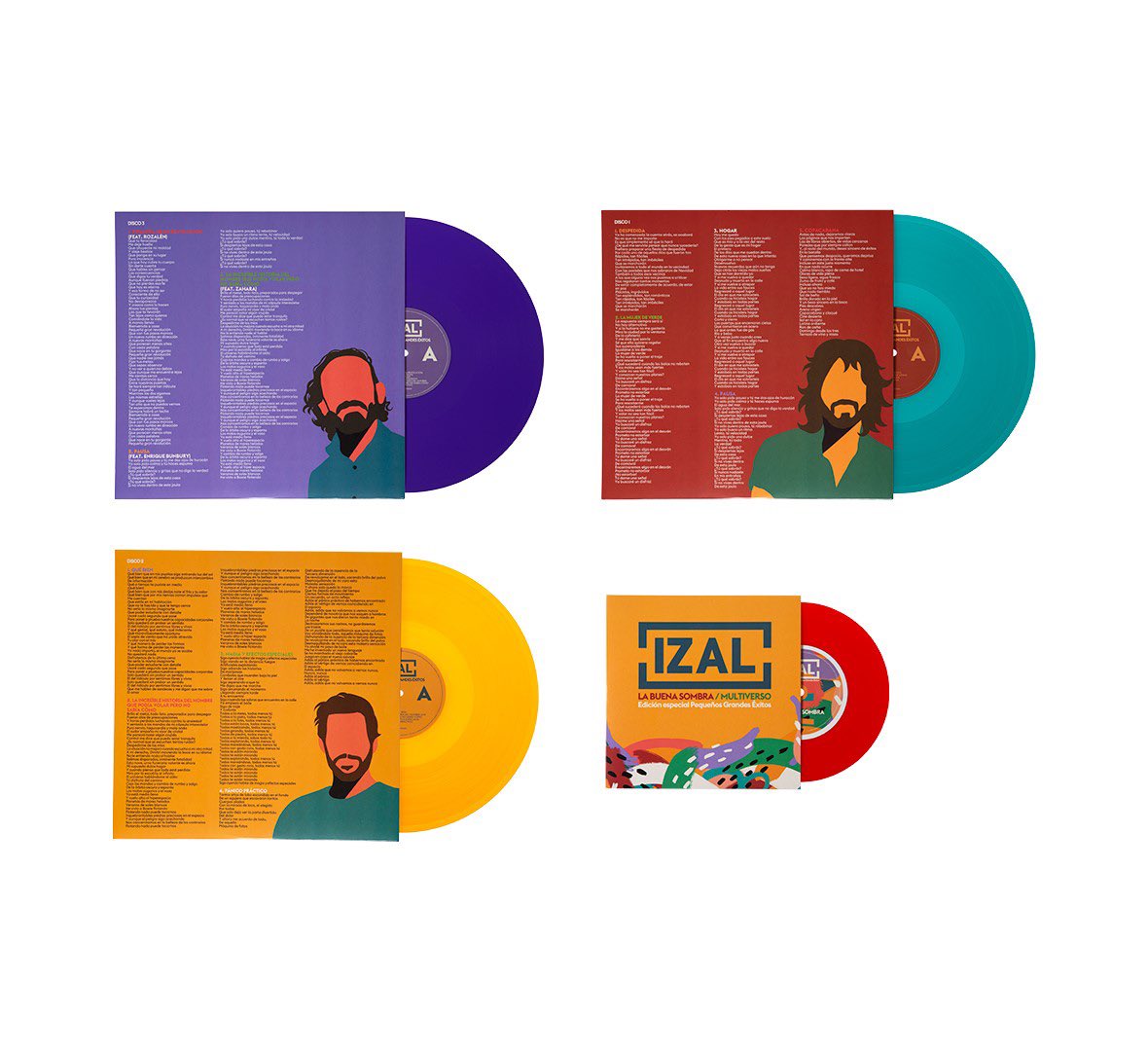 “Pequeños Grandes Éxitos”
Nuestro recopilatorio ya está disponible en físico y digital. Teníamos muchas ganas de compartirlo con vosotros.

🎨Diseño de portada de <a href="/cocodavez/">COCO DÁVEZ</a>, maquetado y diseñado por Borja Bonafuente.

👉🏻A la venta en izalmusic.com

💚🧡💜💛🤍❤️