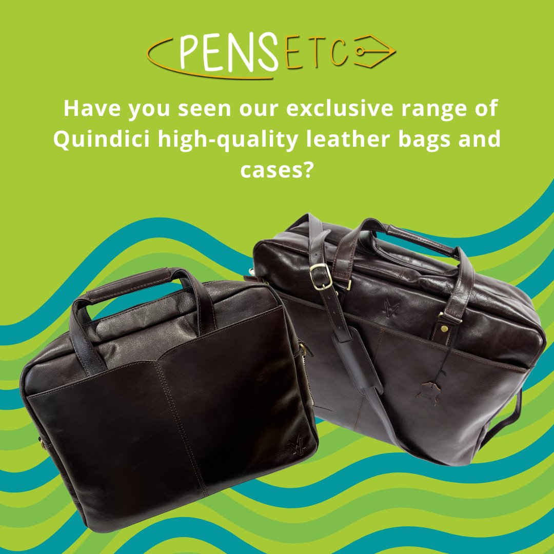 Pens_Etc's tweet photo. Get in touch or visit us online to find out more! 💼 #quindici #briefcase #pensetc https://t.co/OOWJJWQXda