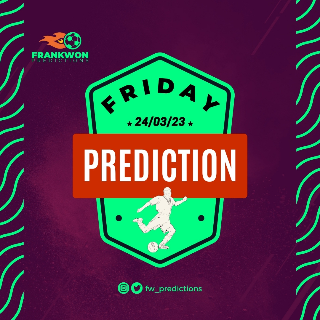 FW_Predictions's tweet photo. Join the winning team with Frankwon Predictions, where daily free odds and exclusive premium packages give you the edge in football game predictions.
Follow the link below to join https://t.co/t9b61KYrzi
( also in bio) to join our free telegram community and get daily free odds. https://t.co/lChv0dmiqt