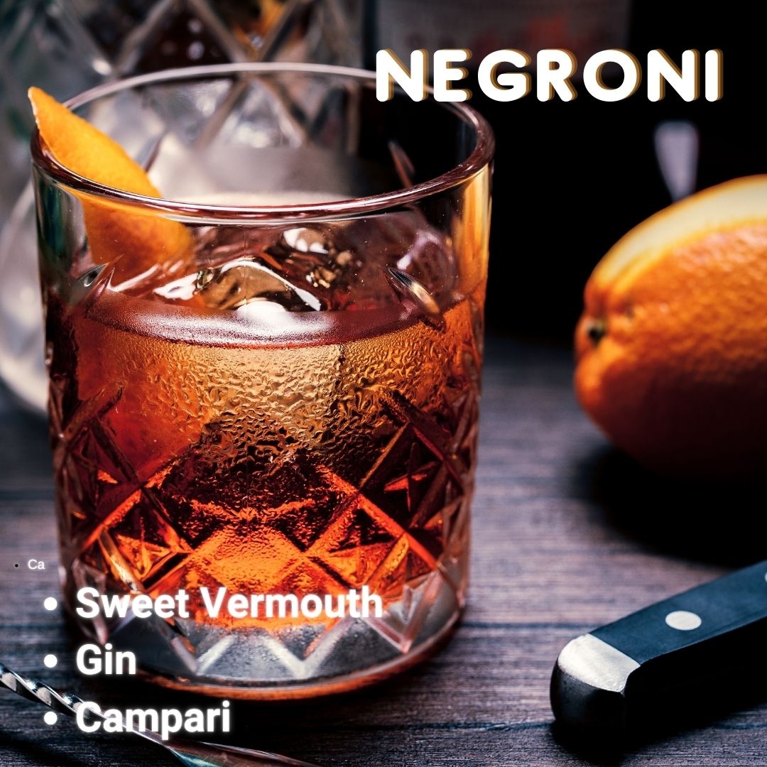 Negroni: in a short glass add sweet vermouth, gin, campari and ice. Stir and garnish with a twist of orange peel⁠.⁠
l8r.it/4VcY
------------
#cocktailbar #craftspirits #mixology #liquor #craftcocktails #cocktailtime #drink #drinks #cocktails #drinkstagram #happyhour