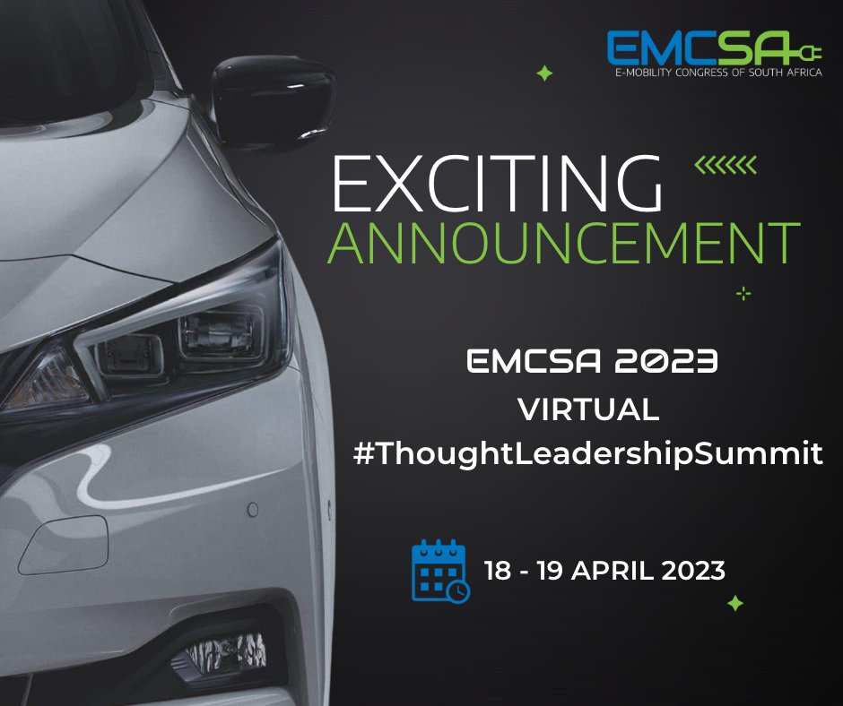 IMPORTANT ANNOUNCEMENT 
The summit has transformed from a physical summit into a virtual Thought Leadership Summit, which will be streamed online from Gauteng. 
The summit will be FREE TO ATTEND online. Click on the link to register for #EMCSA2023 docs.google.com/forms/d/e/1FAI…