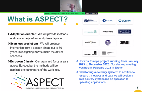 We are #LIVE @climateurope2 #webstival!

It's great to share the #climateresearch we are planning over the next few years in @ASPECT_project.

We're currently hearing from @Codorniu_ES about how #climatechange impacts vineyards and how @ASPECT_project can help with #adaptation