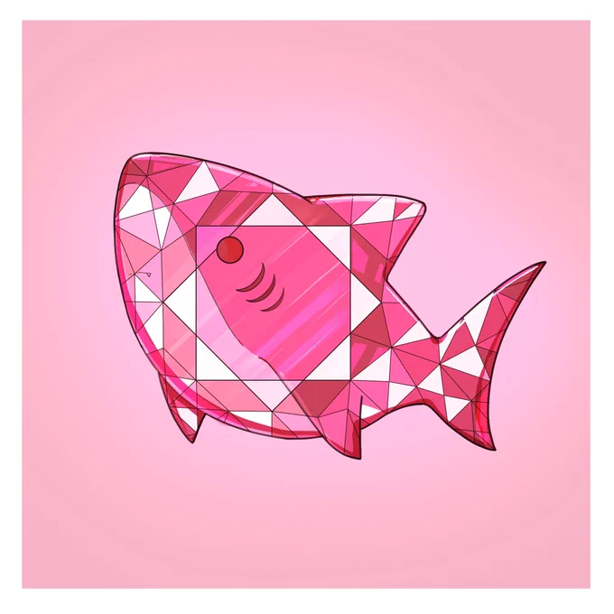 サメ×宝石 