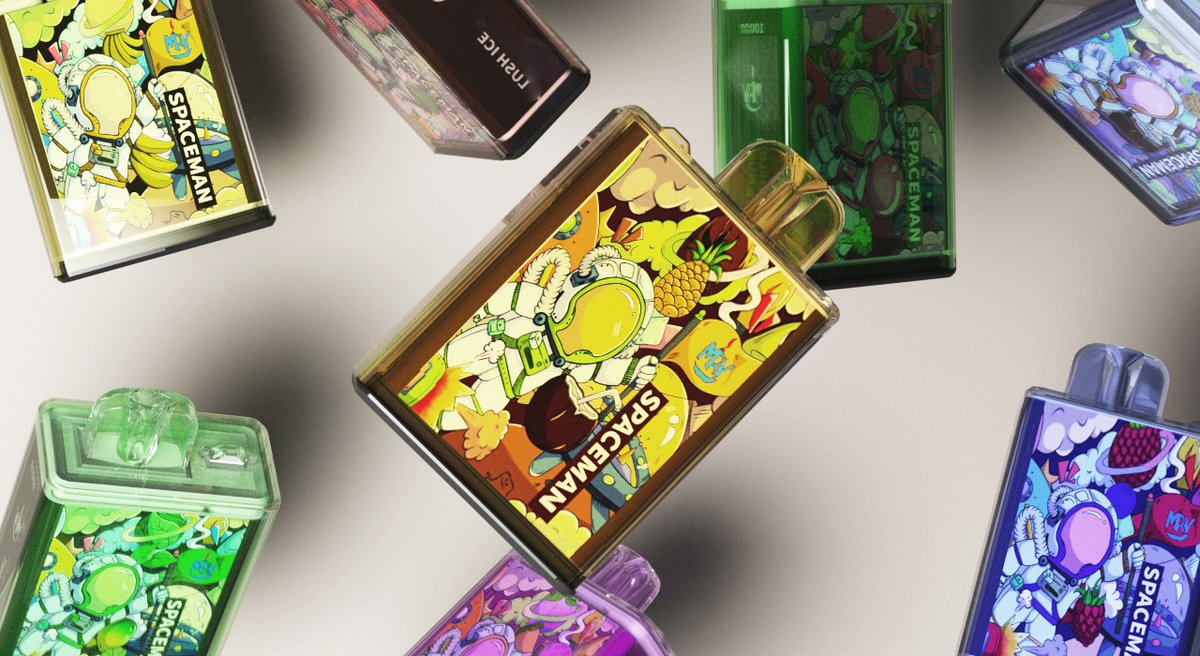 mryvape's tweet photo. MRY Vape #Spaceman,
10000 puffs,
Battery Capacity: 600mah,
Capacity: 18ml,
Material: Aluninum,
Size: 73*45*24mm,
Mesh:1.2Ω,
Salt Nicotine:0%~5%
Primary source, looking for #ecig agents, wholesalers, #OEM available.
.
.
.
.
.
#Vape #mryvapeofficial #Disposablevape #vapelife https://t.co/t2DtQRhV1J