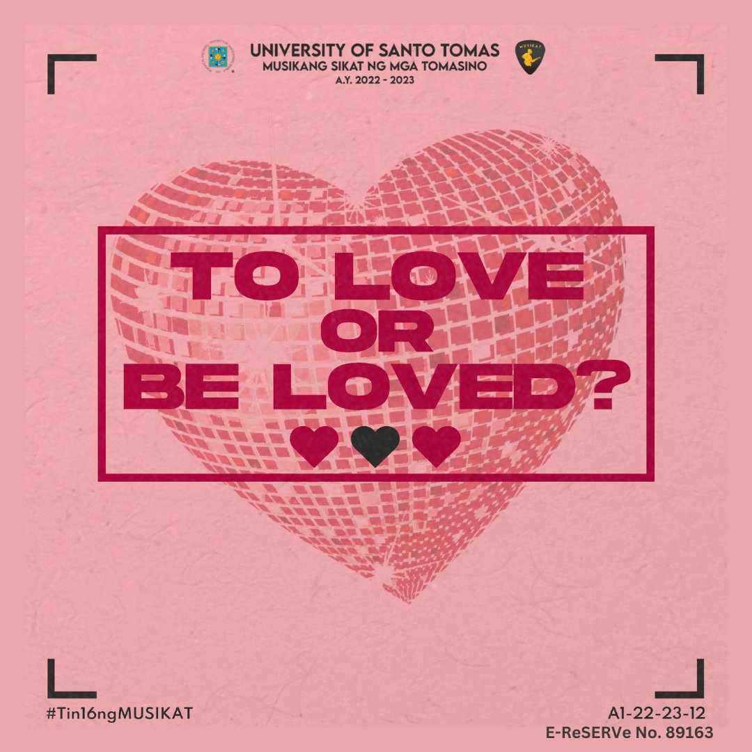 Would you like to go on a date with MUSIKAT this Saturday? 
We’re planning to do a little falling in love together.

#Tin16ngMUSIKAT

Caption by: Kyla Baranda
Board by: Julia Fernandez