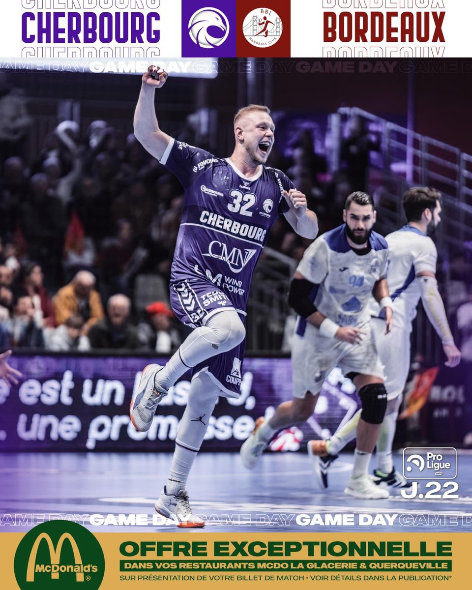 JSCherbourg's tweet photo. GAME DAY ⚔️

On se retrouve tous ensemble ce soir pour soutenir les Mauves face à Bordeaux ! 🔥

Soyez à l'heure, une surprise vous attend avant le match 🫢

📍 Complexe Jean Jaurès
🕠 20h30
🆚 Bordeaux
🎟 COMPLET ❌ https://t.co/s26onLkf51
