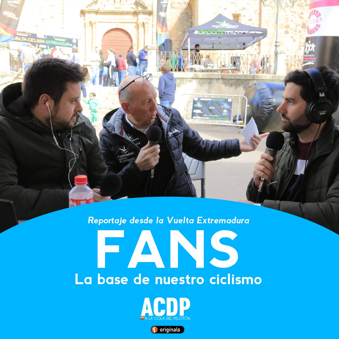 ACDPeloton's tweet photo. 🤔 ¿Cómo está la salud de nuestra categoría base? 

💚 Durante la @vuelta_ex pudimos hablar con distintas personalidades que nos explican la realidad del ciclismo amateur. 

➡️ Ya disponible para #FansACDP en @ivoox  https://t.co/pOPJFqYdpD

🎙️ Con @_davogarcia - @apiedepuerto https://t.co/ArwgKKySxU