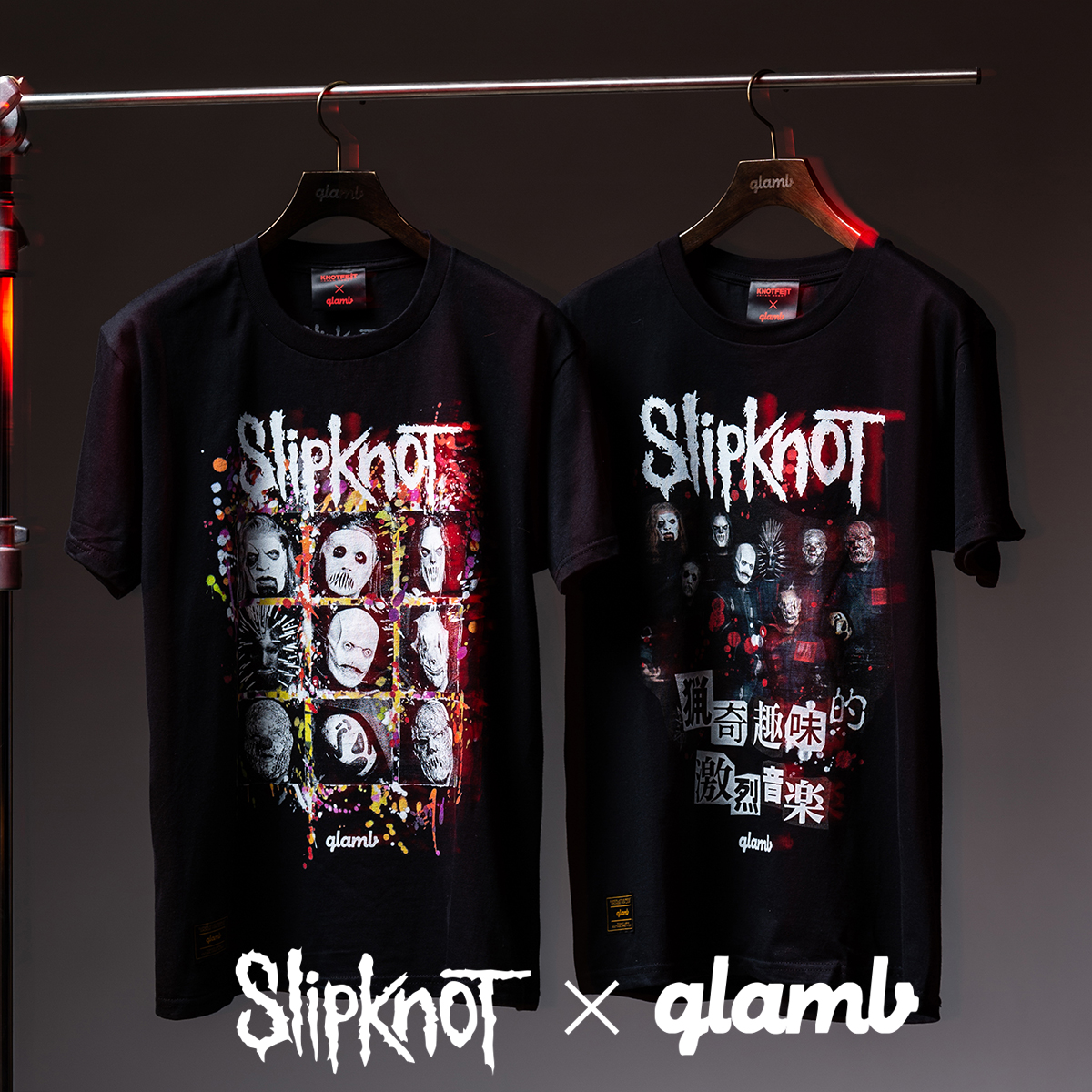knotfestjapan's tweet photo. 【KNOTFEST JAPAN 2023】
#Slipkot, #KNOTFEST のコラボTシャツが今週末原宿 #glamb 店舗にて先行販売!
KNOTFEST 本番前に手に入れられるチャンスはこちらのみ!
詳細⏩https://t.co/7ynvic4ryA
#knotfestjapan #ノットフェス #ノットフェスジャパン #スリップノット #HIP https://t.co/OW4y3Evu6I
