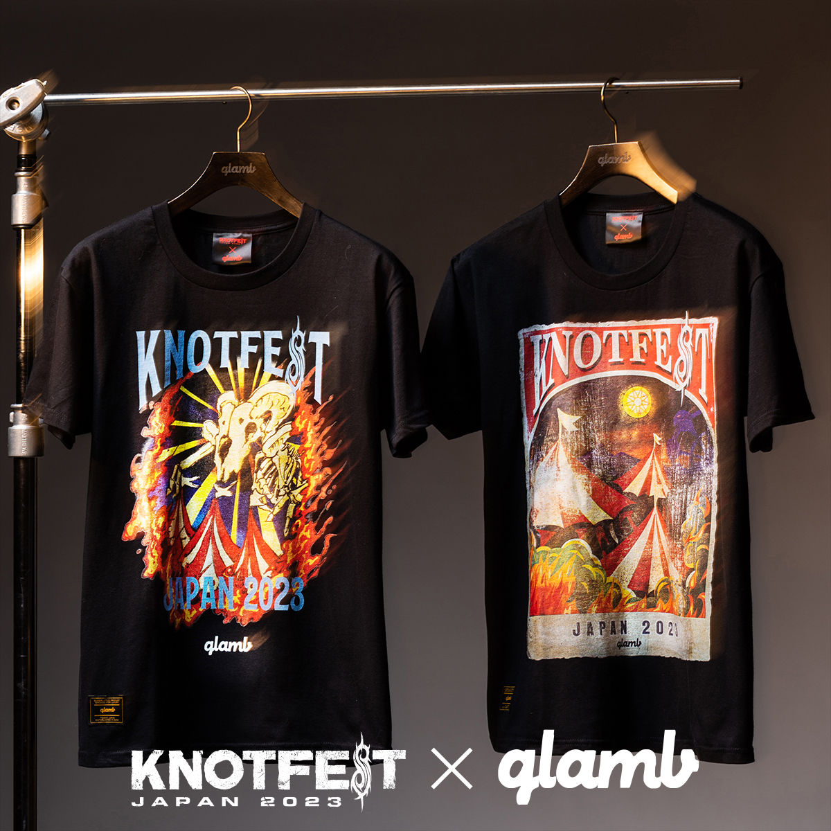 knotfestjapan's tweet photo. 【KNOTFEST JAPAN 2023】
#Slipkot, #KNOTFEST のコラボTシャツが今週末原宿 #glamb 店舗にて先行販売!
KNOTFEST 本番前に手に入れられるチャンスはこちらのみ!
詳細⏩https://t.co/7ynvic4ryA
#knotfestjapan #ノットフェス #ノットフェスジャパン #スリップノット #HIP https://t.co/OW4y3Evu6I